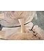 Invicta Interior Design salontafel GOA 110cm acaciaboomstam plakjes 4cm tafelblad massief hout - 36708