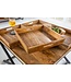 Invicta Interior Massieve salontafel FINCA 80cm mangohout incl. 3 uitneembare dienbladen - 41656