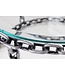 Invicta Interior Design salontafel CHAINS 65cm zilver handgemaakt metalen rond glazen blad kettingframe - 42235