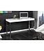 Invicta Interior Design console WHITE DESK 120cm witte hoogglans bureautafel - 16714