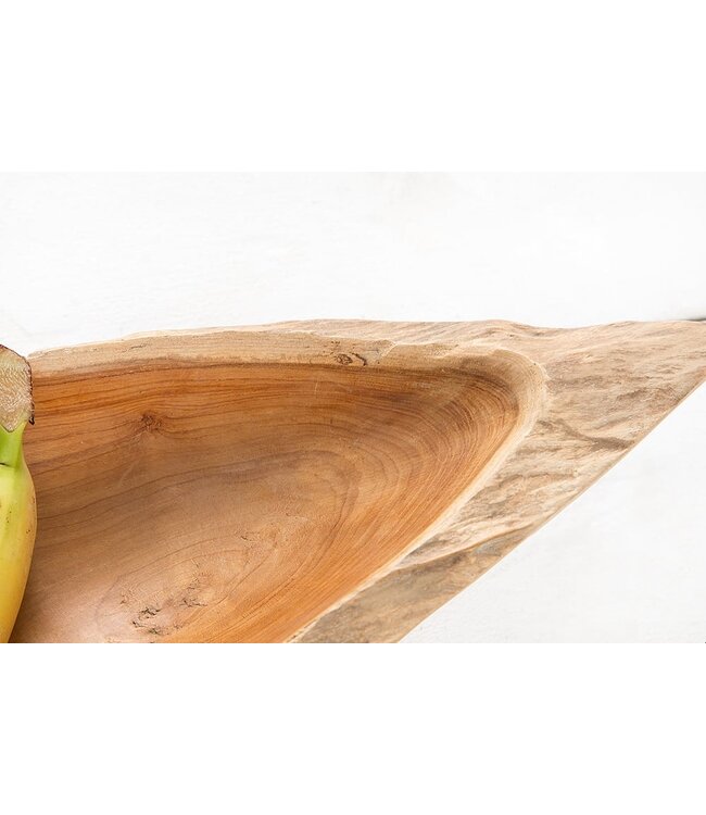 Invicta Interior Massieve kom NATURE BOAT 60cm natuurlijk teak wortelhout - 21053