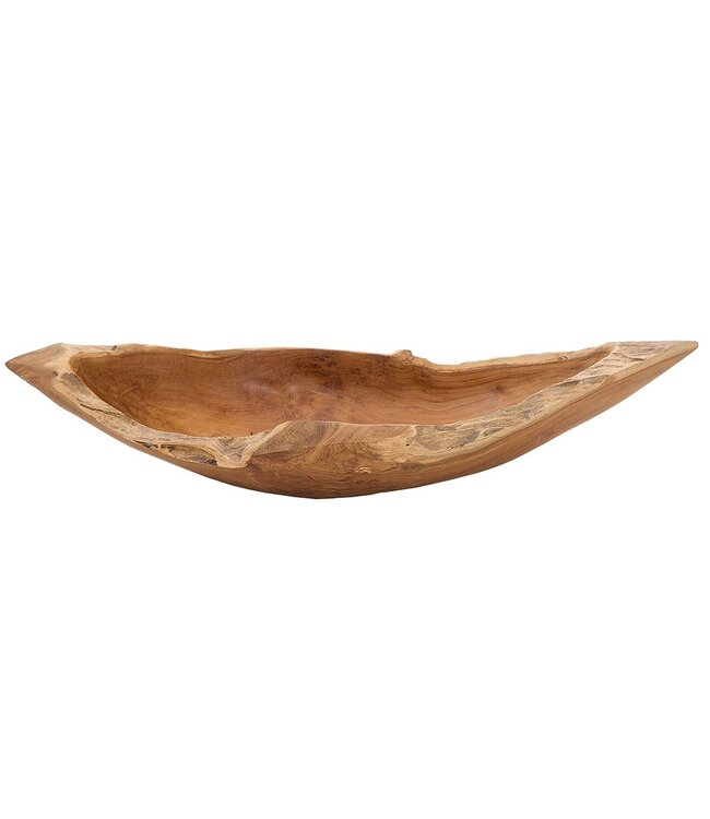 Invicta Interior Massieve kom NATURE BOAT 60cm natuurlijk teak wortelhout - 21053