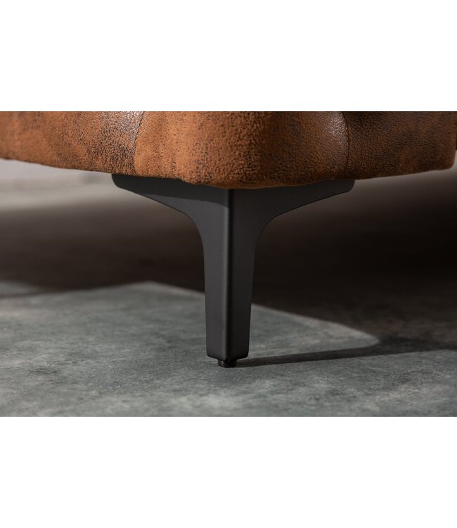 Invicta Interior Chesterfield hoekbank MODERN BAROK 275cm antiek bruin 3-zits - 40667