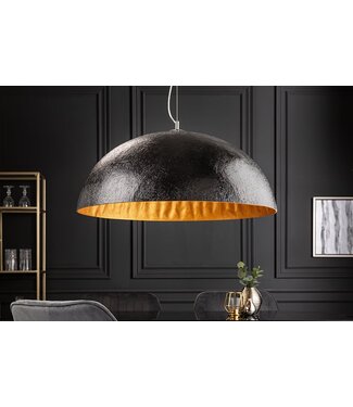 Invicta Interior Elegante design hanglamp GLOW 70cm zwart goud hanglamp - 10719