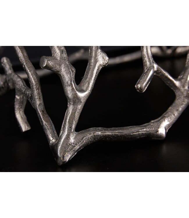 Invicta Interior Elegante kaarsenhouder ABSTRACT 60cm zilver voor 4 kaarsen - 41279