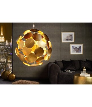 Invicta Interior Modern design hanglamp INFINITY HOME 65cm gouden hanglamp - 42809