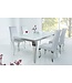 Invicta Interior Eettafel Modern Barok 180cm wit zilver/ 37903