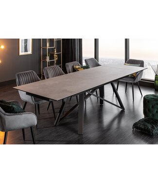 Invicta Interior Eettafel Atlas 180-220-260cm Beton-Optiek Keramiek/ 40840