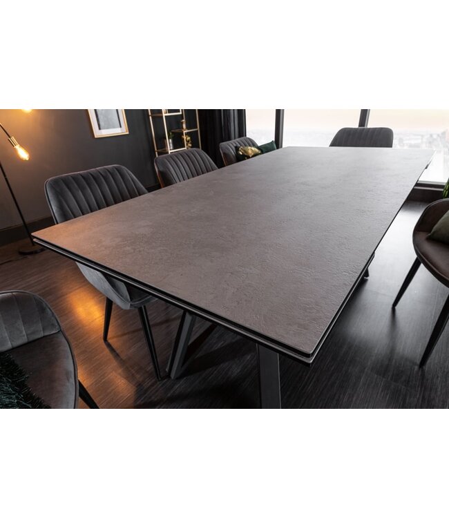 Invicta Interior Eettafel Atlas 180-220-260cm Beton-Optiek Keramiek/ 40840
