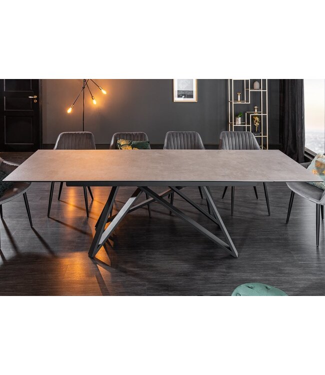 Invicta Interior Eettafel Atlas 180-220-260cm Beton-Optiek Keramiek/ 40840
