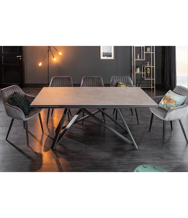 Invicta Interior Eettafel Atlas 180-220-260cm Beton-Optiek Keramiek/ 40840