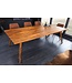 Invicta Interior Massief houten eettafel MYSTIC LIVING 160cm natuurlijke Sheesham steenafwerking retro design - 38412