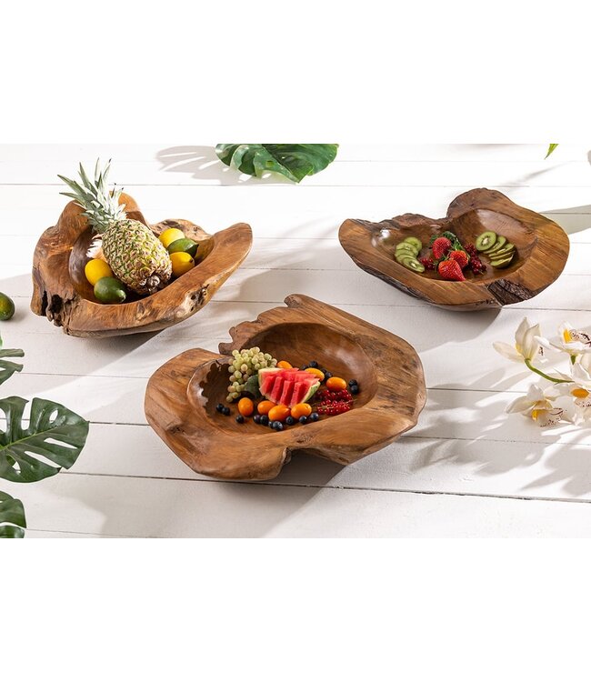 Invicta Interior Massieve schaal NATURE ROOT 50cm natuurlijk teakwortelhout - 11626