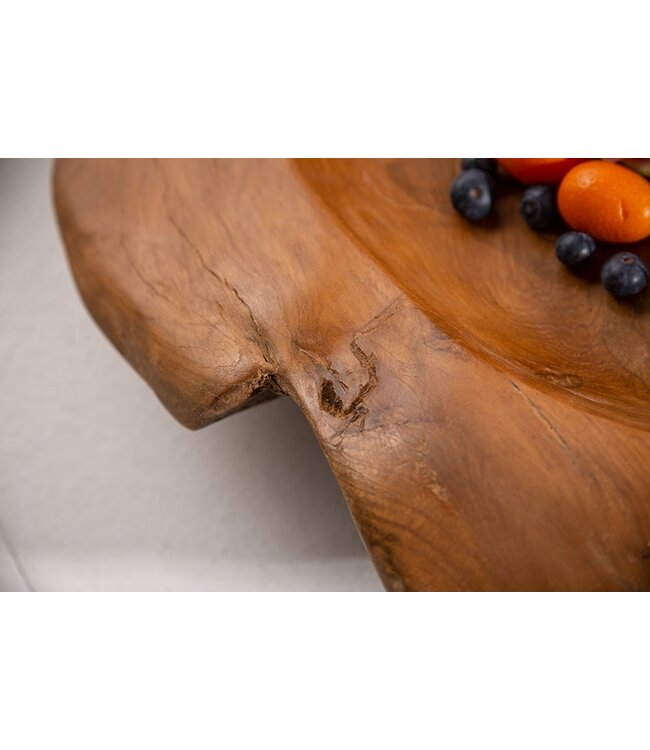 Invicta Interior Massieve schaal NATURE ROOT 50cm natuurlijk teakwortelhout - 11626