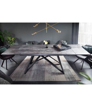 Invicta Interior Eettafel Atlas 180-220-260cm Keramiek Lava/ 40118