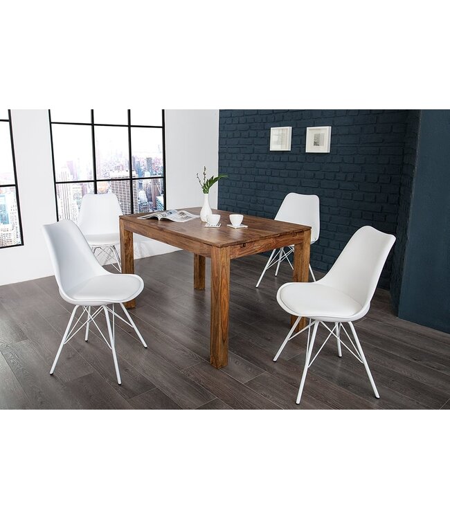 Invicta Interior Retro stoel SCANDINAVIA MEESTERSTUK wit - 36205