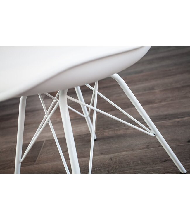 Invicta Interior Retro stoel SCANDINAVIA MEESTERSTUK wit - 36205