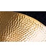 Invicta Interior Handgemaakte decoratieve kom ORIENT 55cm goudkleurig metaal gehamerd ontwerp - 42237