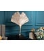 Invicta Interior Decoratief beeld GINKGO LEAF 44cm zilver handgemaakt metaal met marmeren voet - 41786