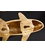 Invicta Interior Decoratie voor aan de muur, set van 3 vissen in antiek goud/ 41763