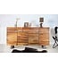 Invicta Interior Massief dressoir GENESIS 170cm bruin gevlamd acaciahout metaal industrieel design - 42075