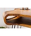Invicta Interior Massief houten bureau ORGANIC LIVING 120cm Sheesham consoletafel met opbergruimte - 43074