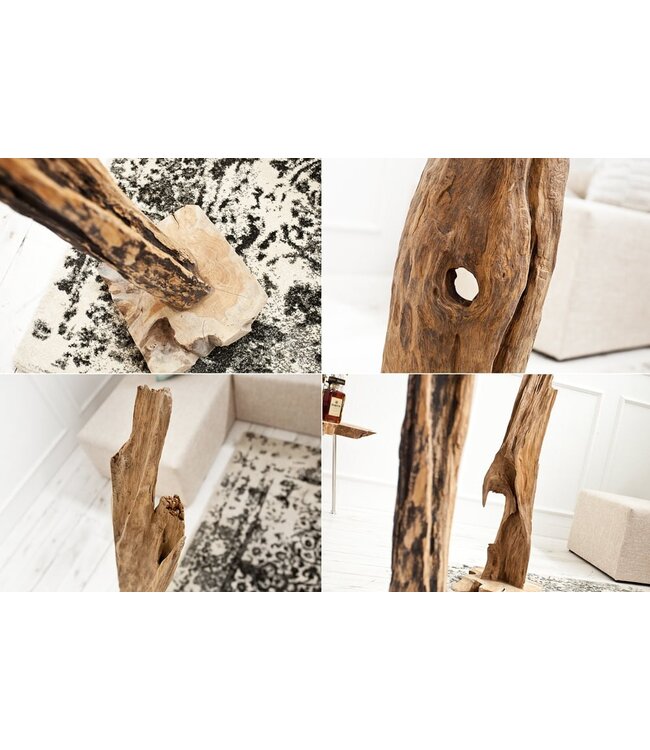 Invicta Interior Natuurlijke sculptuur REEF 100-125cm gemaakt van drijfhout houten accessoire - 35488