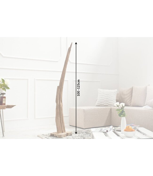 Invicta Interior Natuurlijke sculptuur REEF 100-125cm gemaakt van drijfhout houten accessoire - 35488