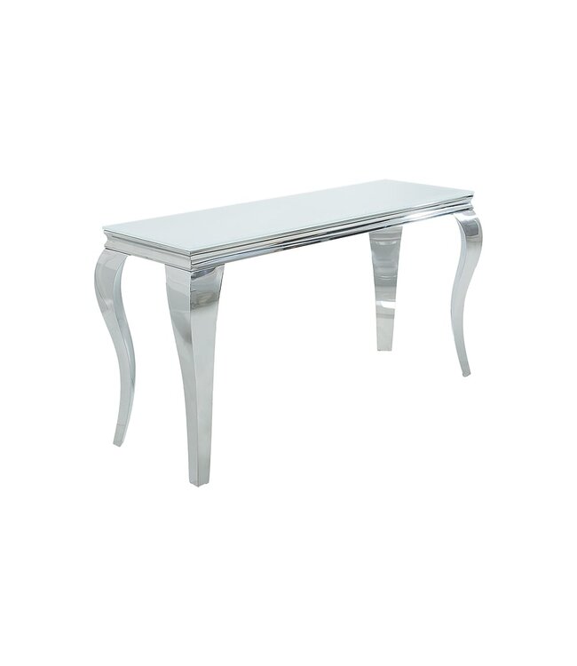 Invicta Interior Sidetabel Moderne Barok 145cm wit zilver/ 37905