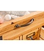 Invicta Interior Vintage salontafel SEVEN SEAS 100cm natuurlijk grenen massief hout glazen haarspeldpoten met opbergruimte - 41194