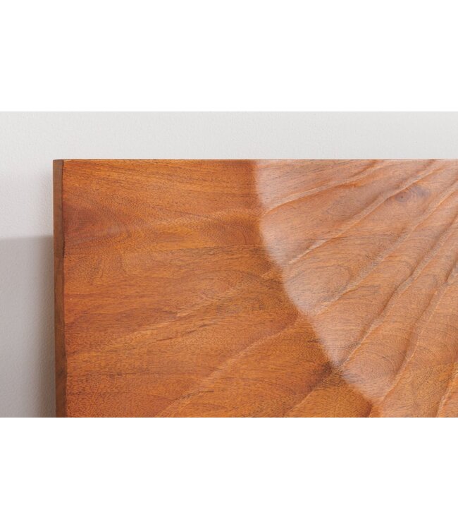 Invicta Interior Design bed SCORPION 180x200cm bruin mangohout 3D snijwerk massief houten tweepersoonsbed - 41191