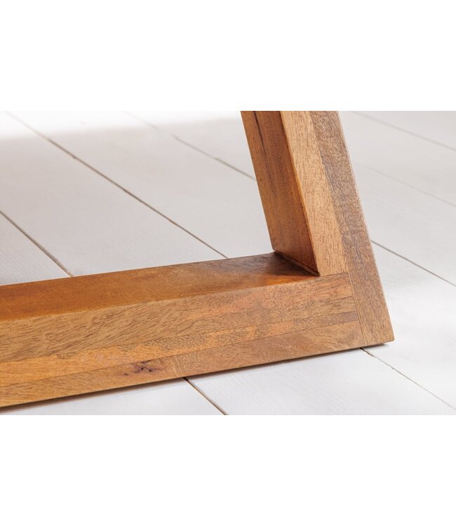 Invicta Interior Design bed SCORPION 180x200cm bruin mangohout 3D snijwerk massief houten tweepersoonsbed - 41191