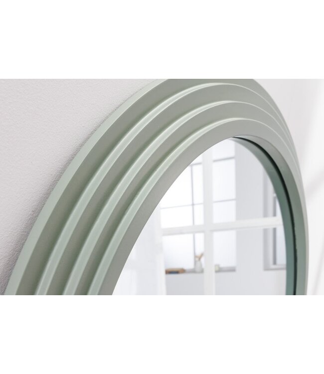 Invicta Interior Design wandspiegel WAVE 160cm saliegroen - 43157