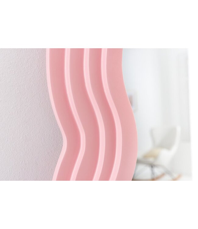 Invicta Interior Design wandspiegel WAVE 160cm roze - 43159