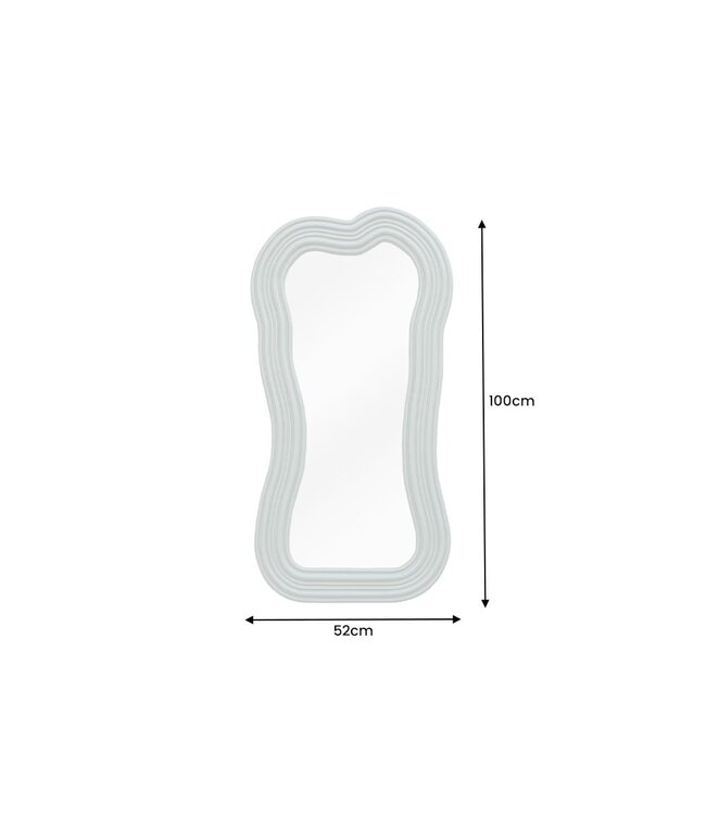 Invicta Interior Design wandspiegel ALICE II 100cm pastel saliegroen - 43163