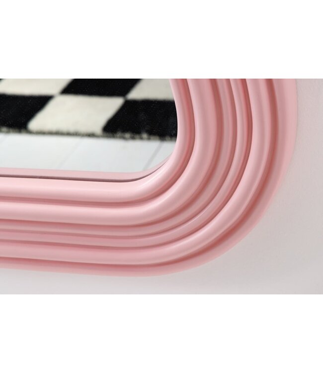 Invicta Interior Wandspiegel Alice II 100cm roze/ 43165