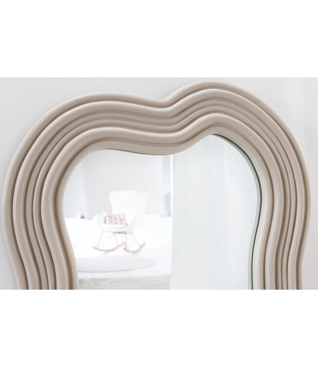 Invicta Interior Design wandspiegel ALICE II 100cm pastel grijs - 43164