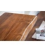 Invicta Interior Massieve wandplank MAMMUT 115cm acaciahouten plank met boomrand - 39961