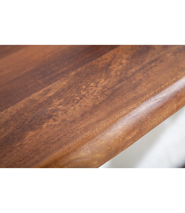 Invicta Interior Massieve wandplank MAMMUT 115cm acaciahouten plank met boomrand - 39961