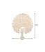 Invicta Interior Design Wanddeko TREE OF LIFE XXL 170cm goud Metall handgemaakte Ginkgo - 42782