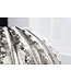 Invicta Interior Design siervaas ABSTRACT 30cm zilver handgemaakt gehamerd - 42248
