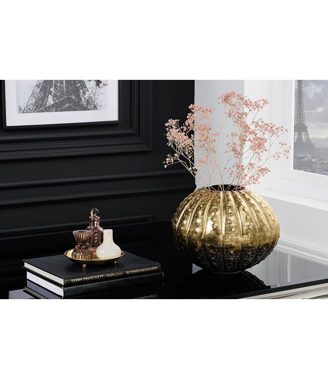 Invicta Interior Design siervaas ABSTRACT 30cm goud handgemaakt hamerslag - 42738