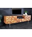 Invicta Interior Massives TV-Board ALPINE 160cm Sheesham steenafwerking Metall mat goud - 43448