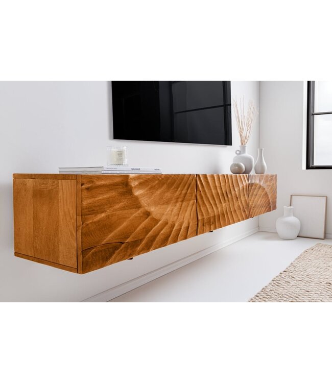 Invicta Interior Massief houten tv-meubel SCORPION 160cm bruine mango lowboard wandkast - 43238