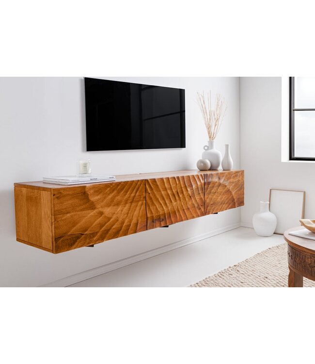 Invicta Interior Massief houten tv-meubel SCORPION 160cm bruine mango lowboard wandkast - 43238