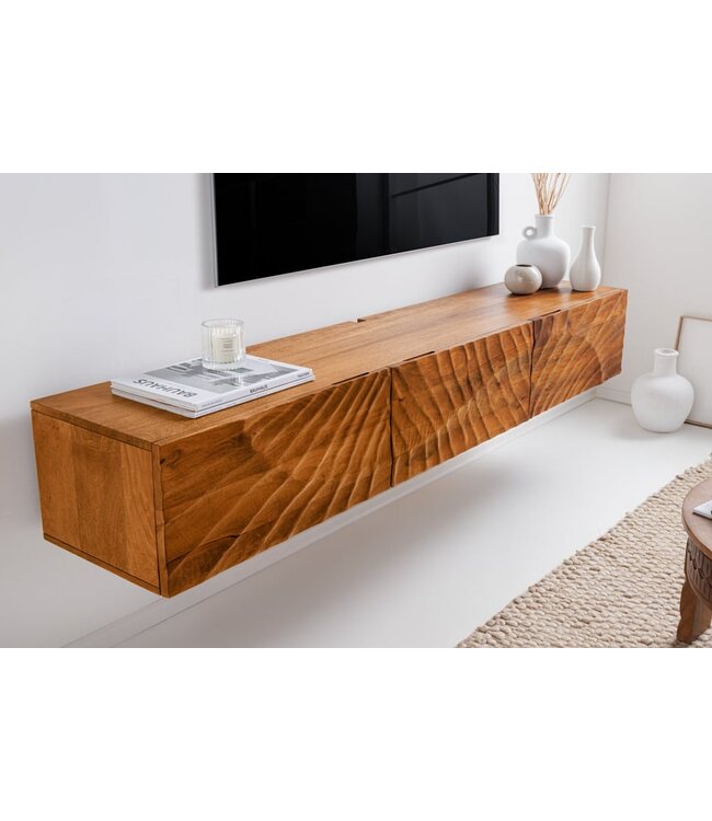 Invicta Interior Massief houten tv-meubel SCORPION 160cm bruine mango lowboard wandkast - 43238