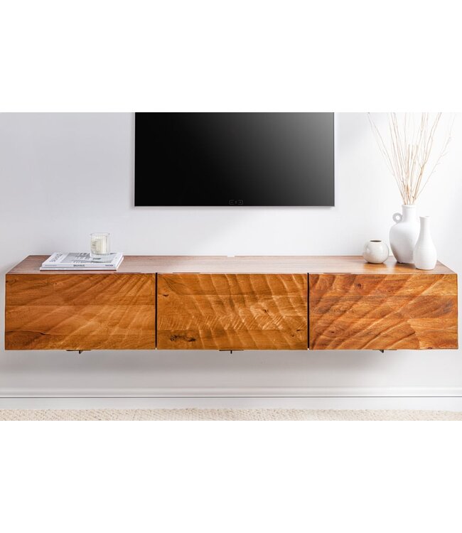 Invicta Interior Massief houten tv-meubel SCORPION 160cm bruine mango lowboard wandkast - 43238