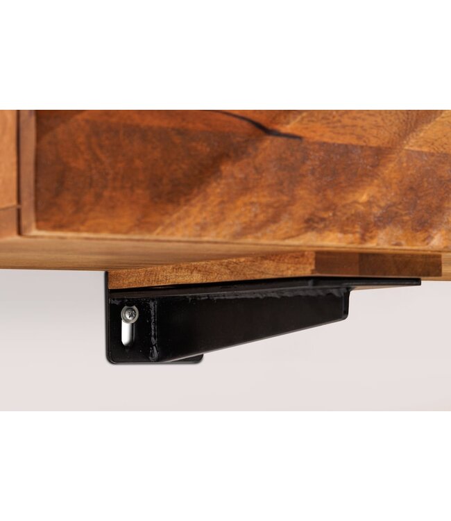 Invicta Interior Massief houten tv-meubel SCORPION 160cm bruine mango lowboard wandkast - 43238