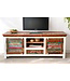 Invicta Interior Uniek TV-meubel JAKARTA 150cm mangowit kleurrijk gerecycled massief hout - 42148