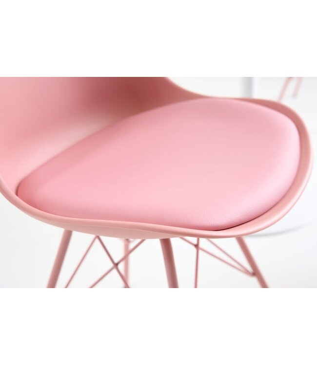 Invicta Interior Retro stoel SCANDINAVIA MEESTERSTUK roze - 42040